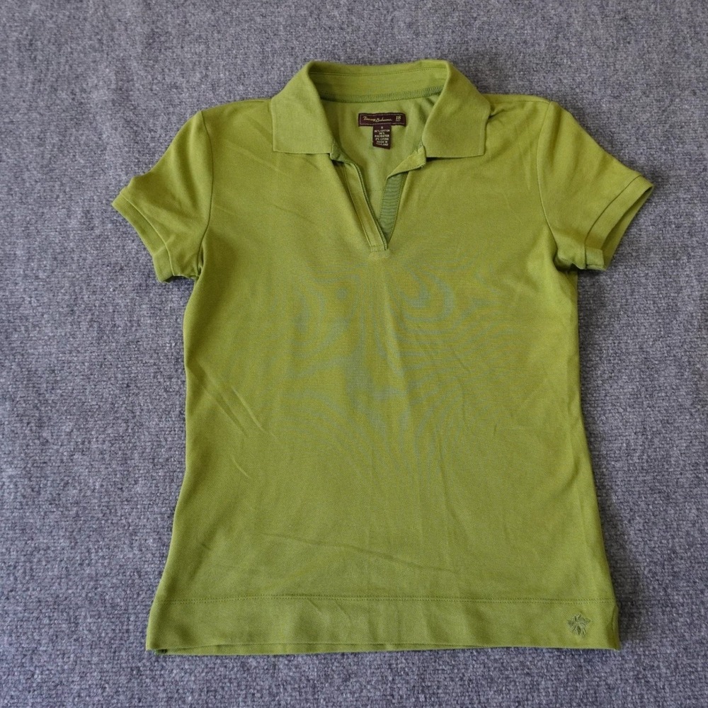 Tommy Bahama Golf Women's Short Sleeve‎ Polo Shirt Green Size S